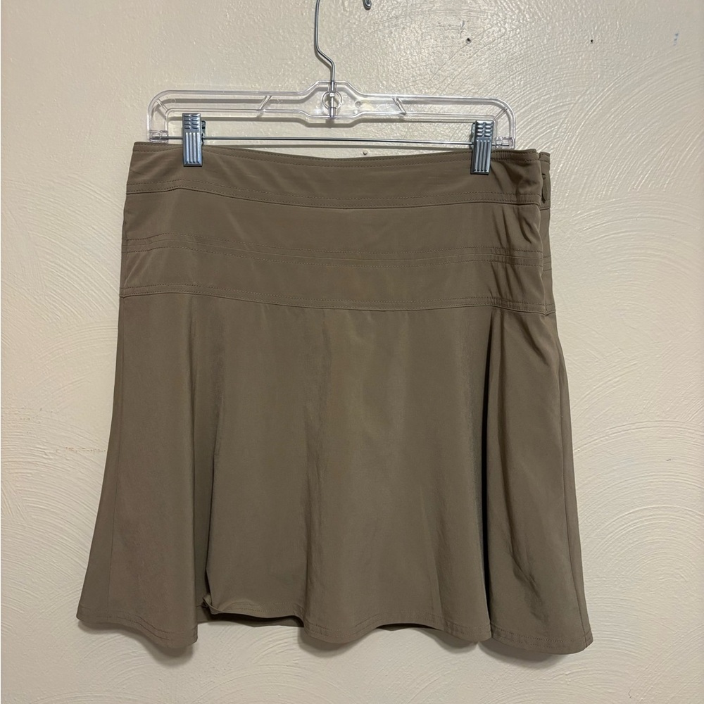 Athleta Olive Green A-Line Skirt